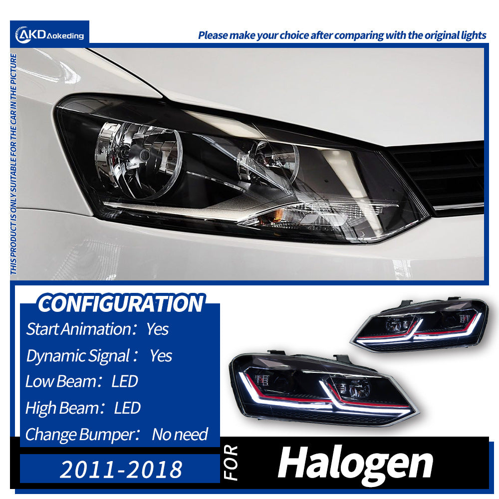 LED Headlight Assembly for Volkswagen Polo