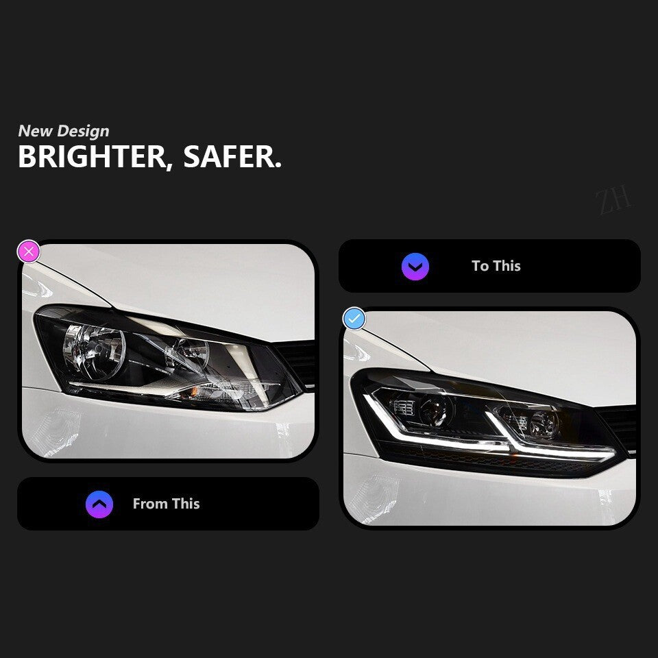 LED Headlight Assembly for Volkswagen Polo