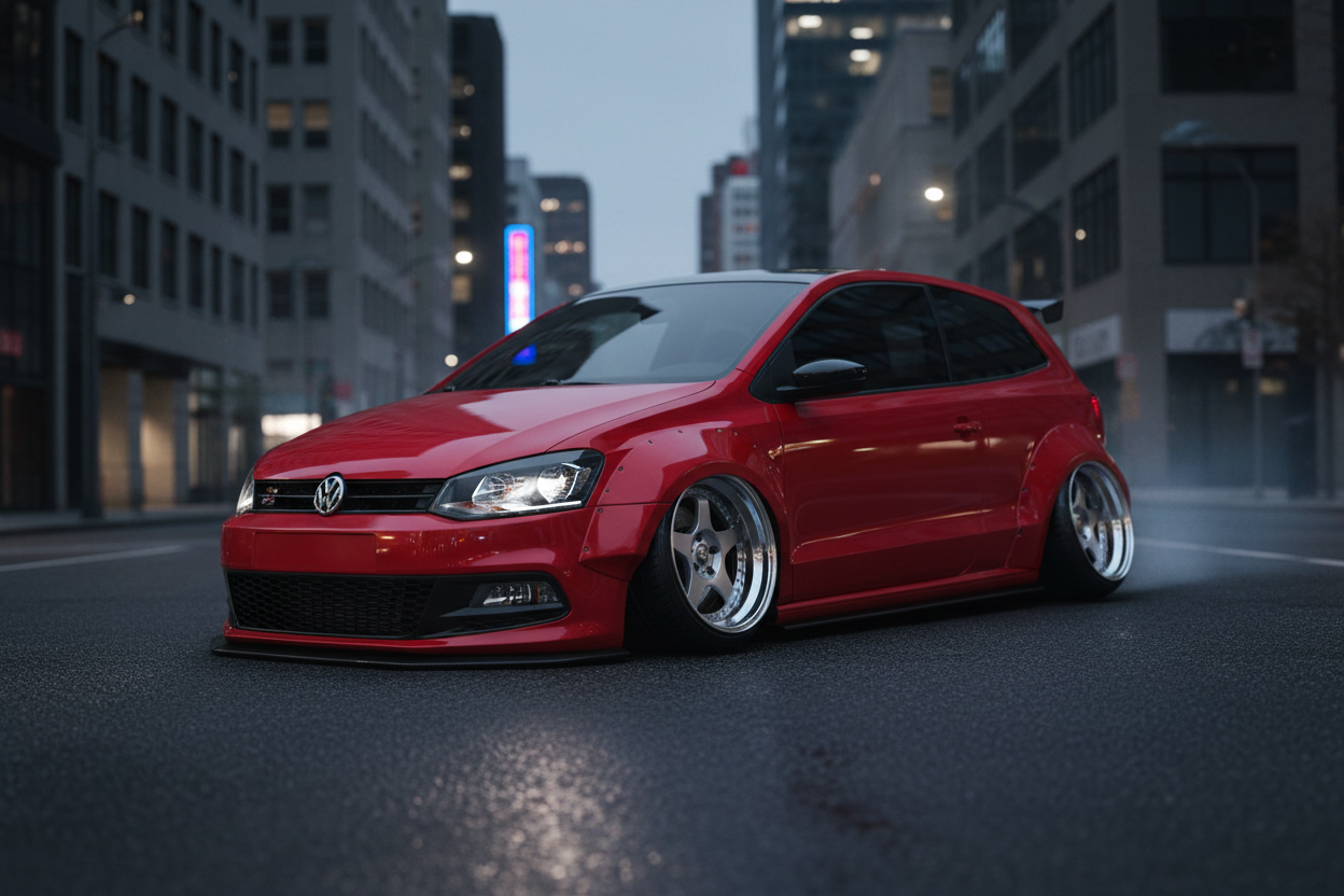 Stanced VW Polo 6R GTI